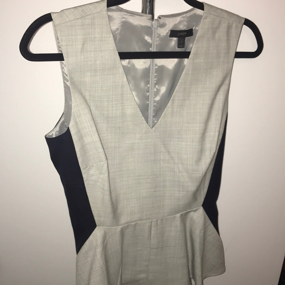 J crew peplum top